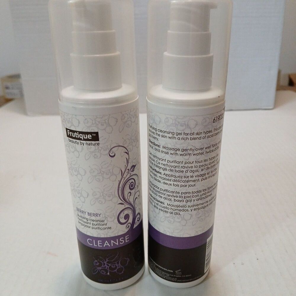 (2) Frutique Beauty By Nature Berry Berry Purifying Cleanser 6.8OZ 619002